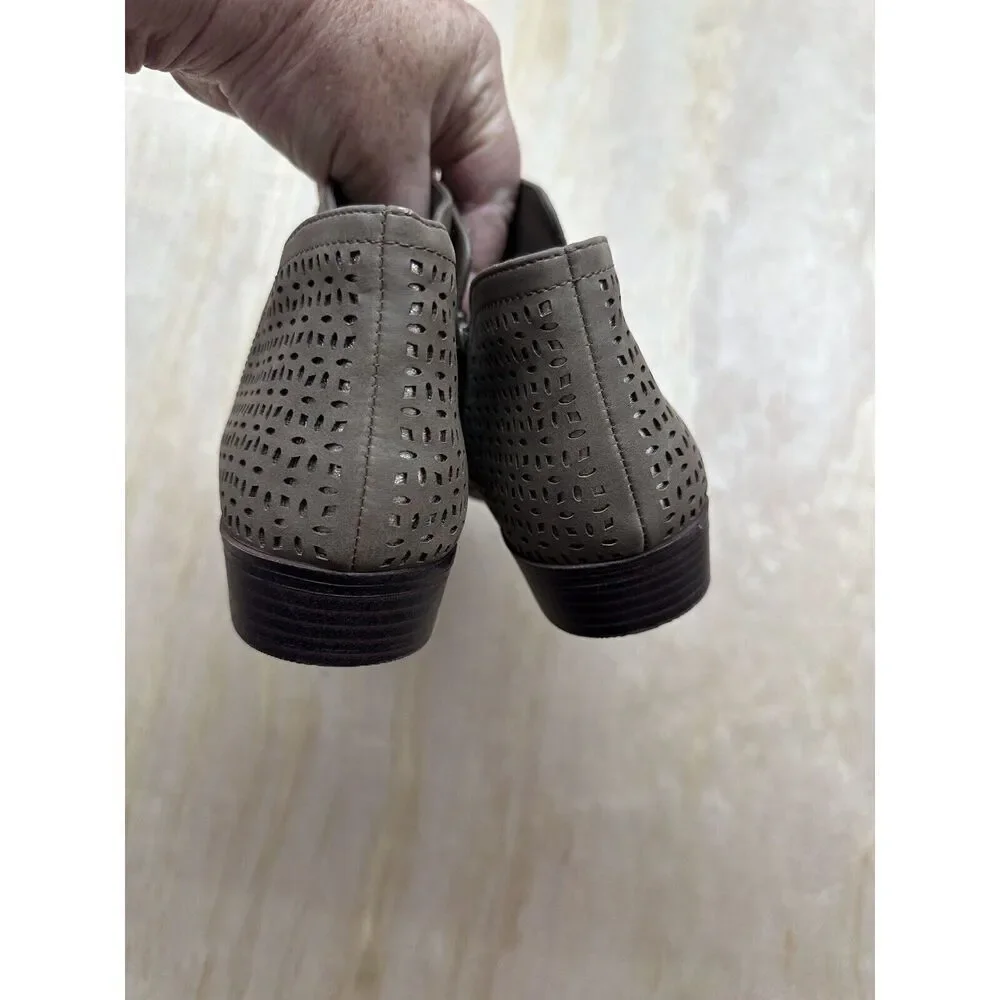 Mia Kids Little/Big‎ Girl's Gilli Ankle Boots Slip-On Shoes Cognac Sz 5
